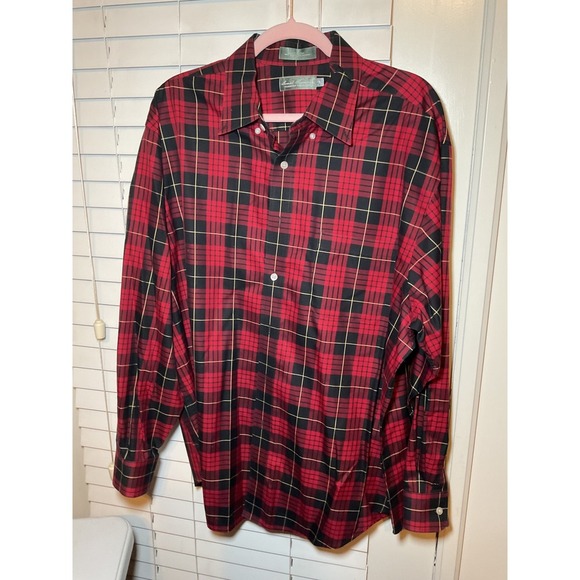 Daniel Cremieux Plaid Button Down Shirt Long Sleeve Classic XL - Picture 1 of 7